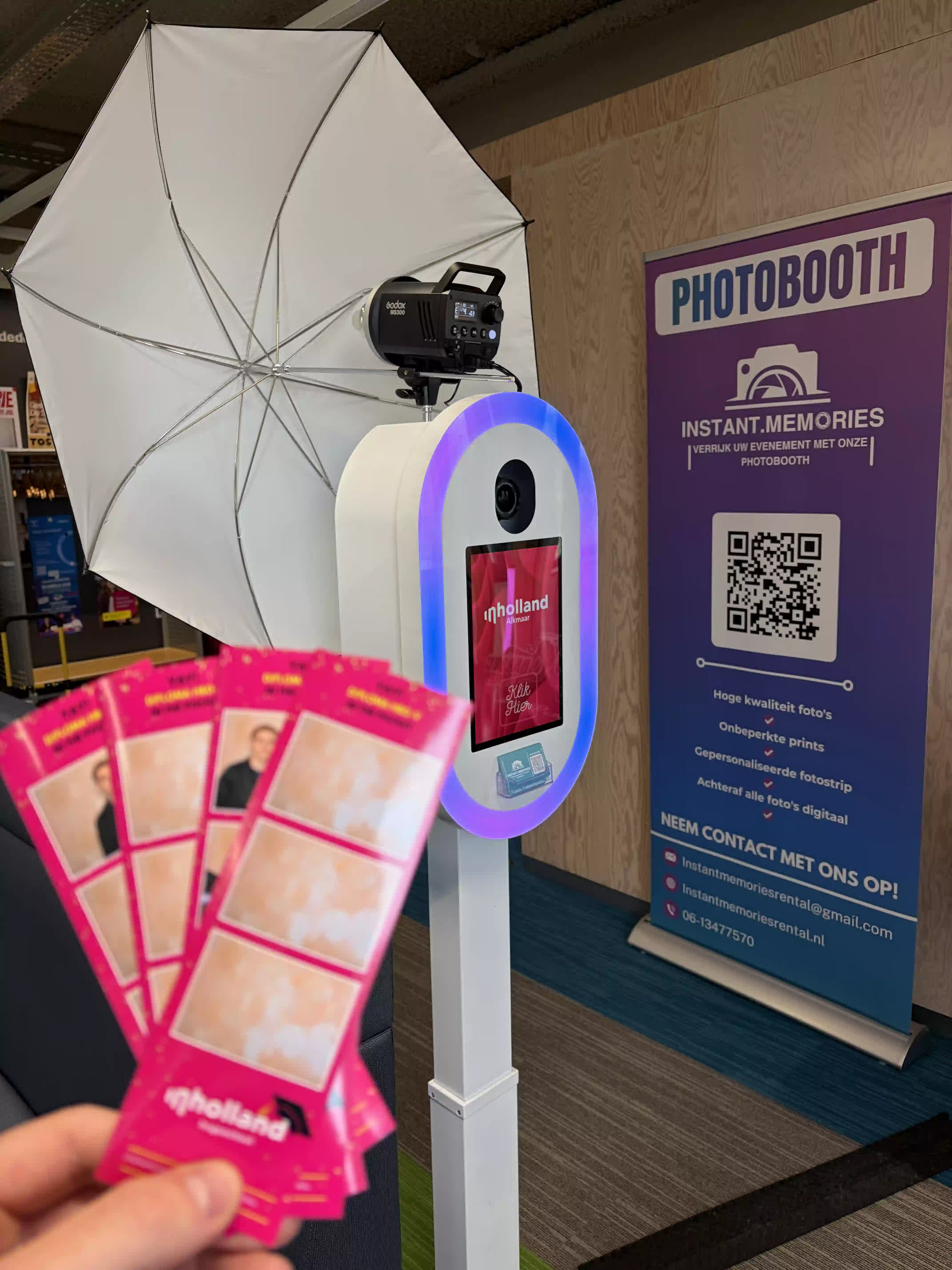Instant.Memories photobooth op een evenement