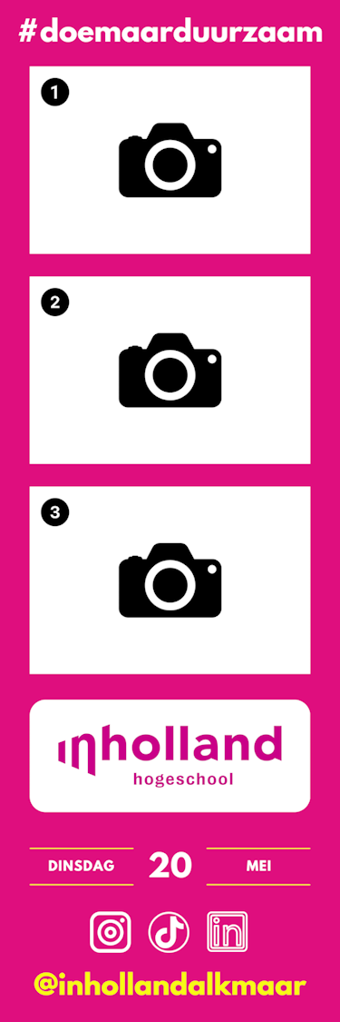 InHolland hogeschool photobooth template